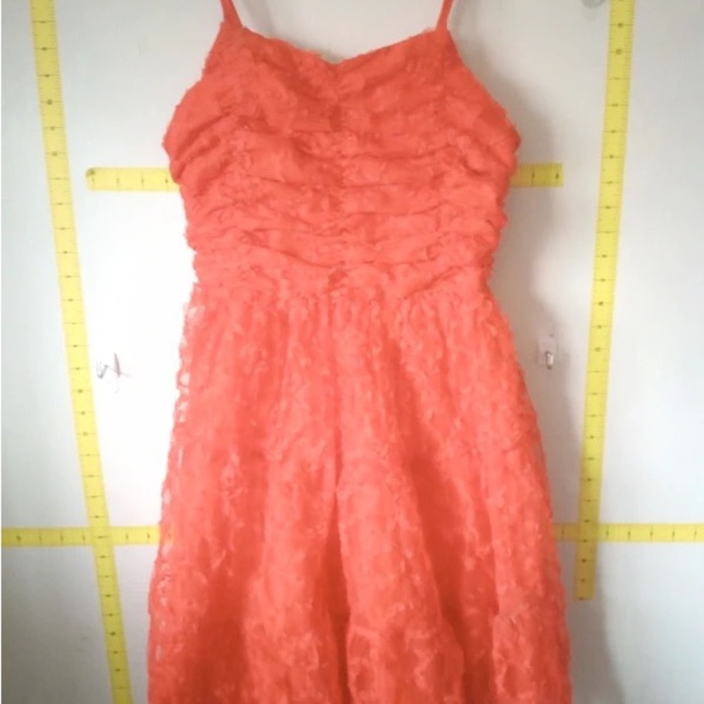 Kensie Girl Coral Smocked Top